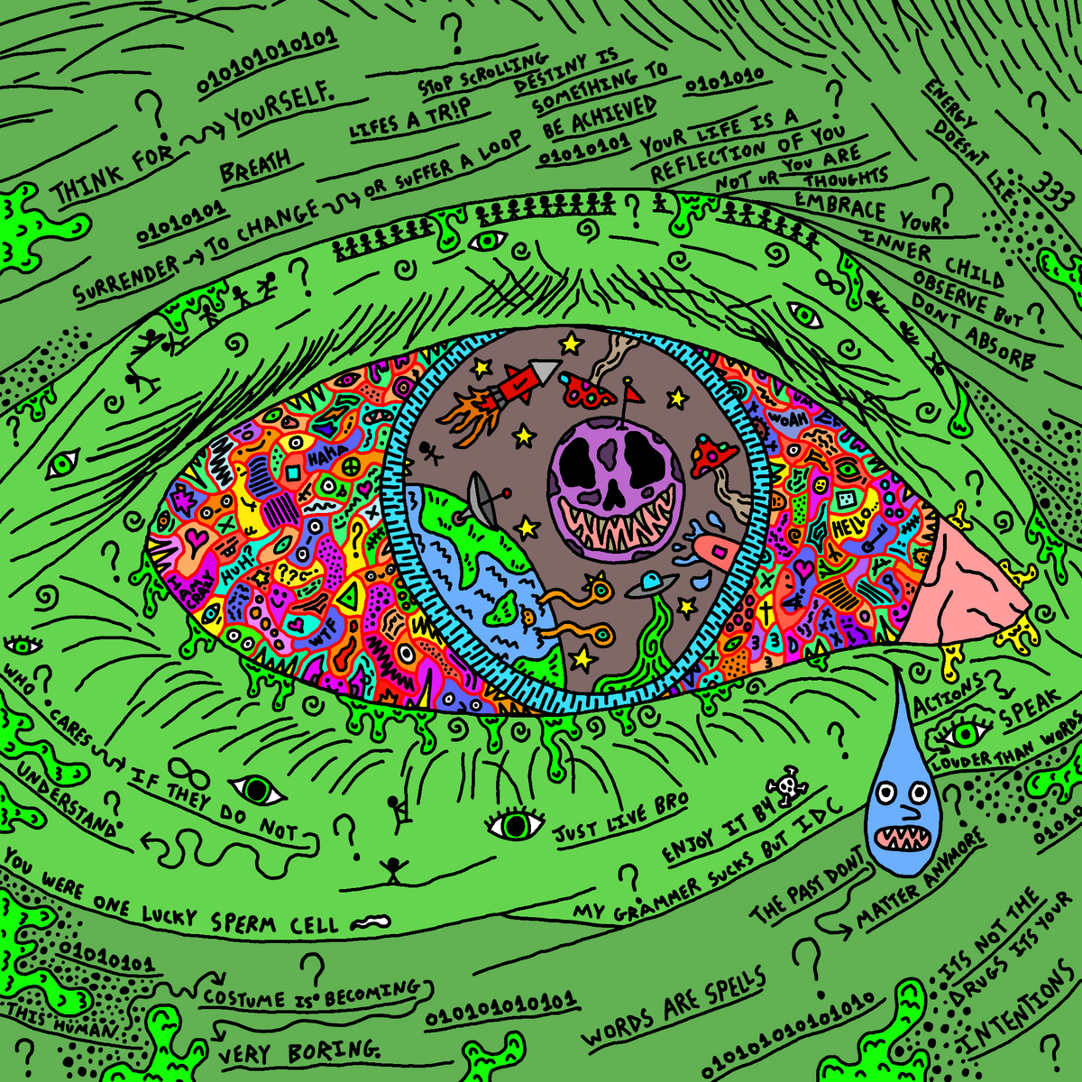 Trippy Eye Print